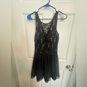 Size 5 black mid length dress